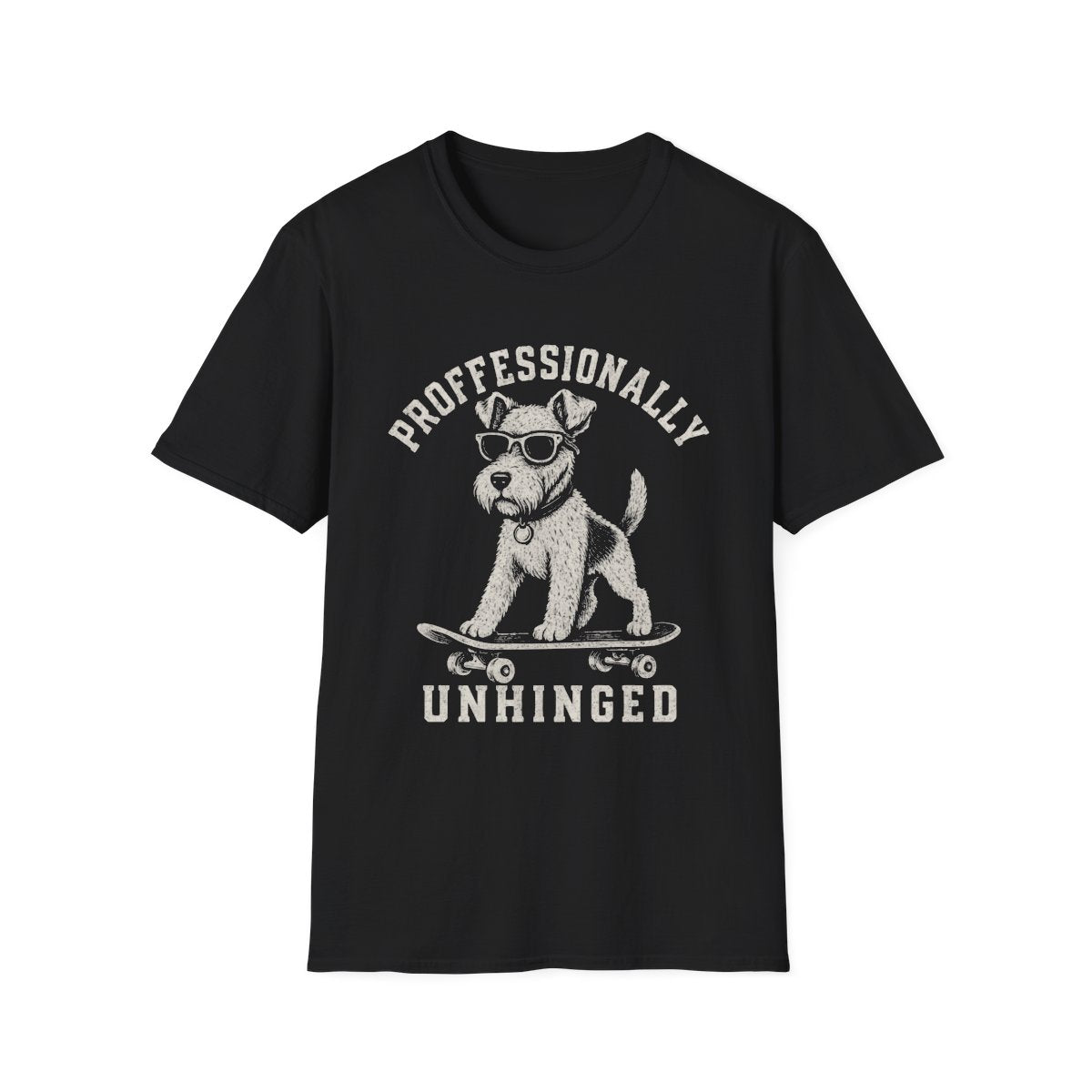 Skateboard Wire Fox Terrier Tee