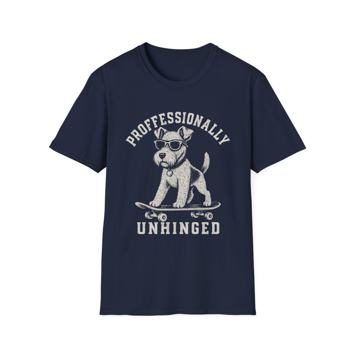 Skateboard Wire Fox Terrier Tee