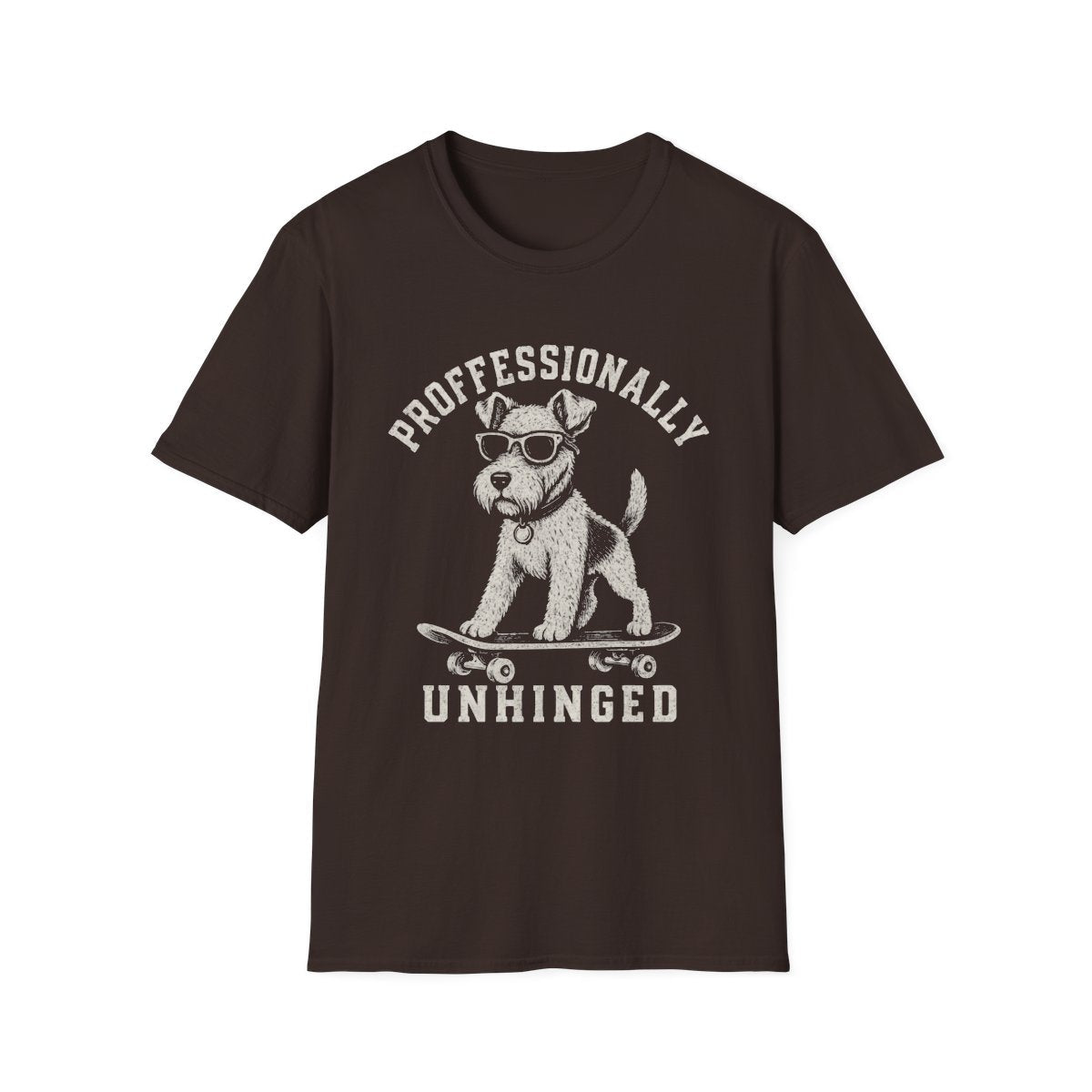 Skateboard Wire Fox Terrier Tee