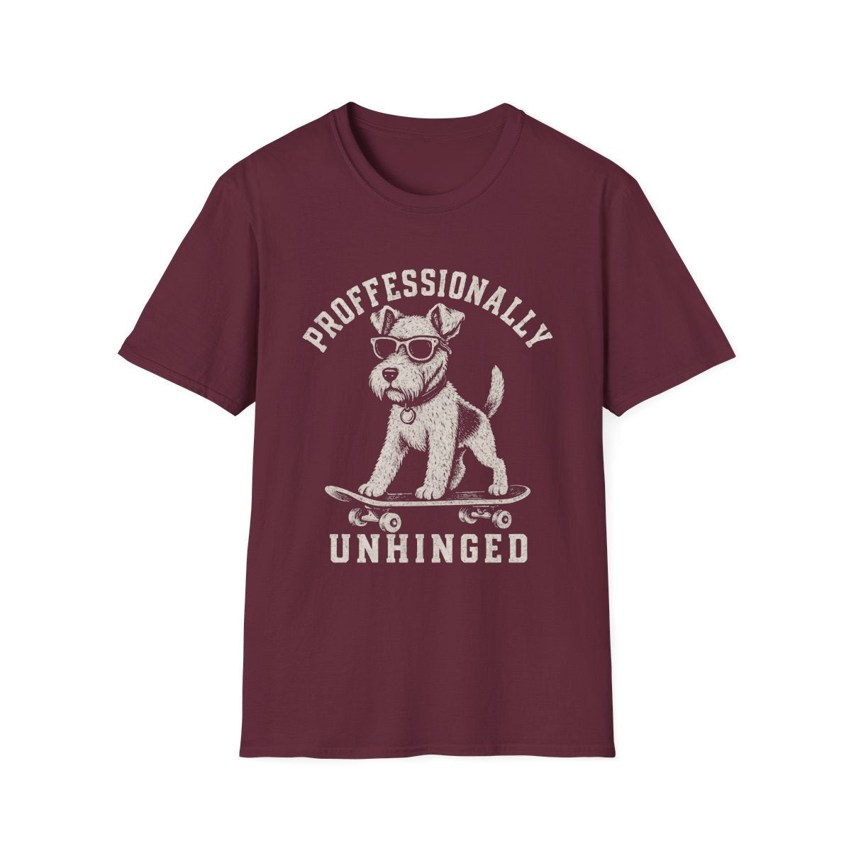 Skateboard Wire Fox Terrier Tee