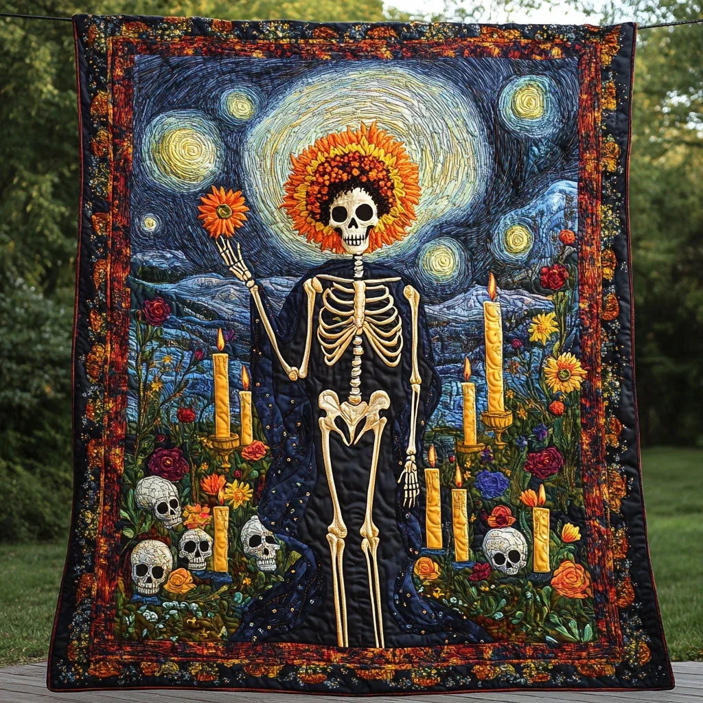 Skeleton Star Quilt Blanket
