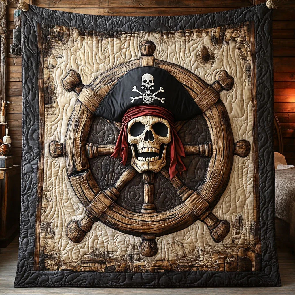 Skull Helm Quilt Blanket