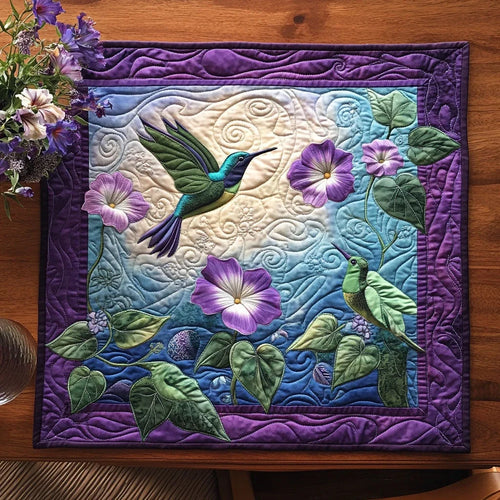 Sky Whisper Quilted Table Topper