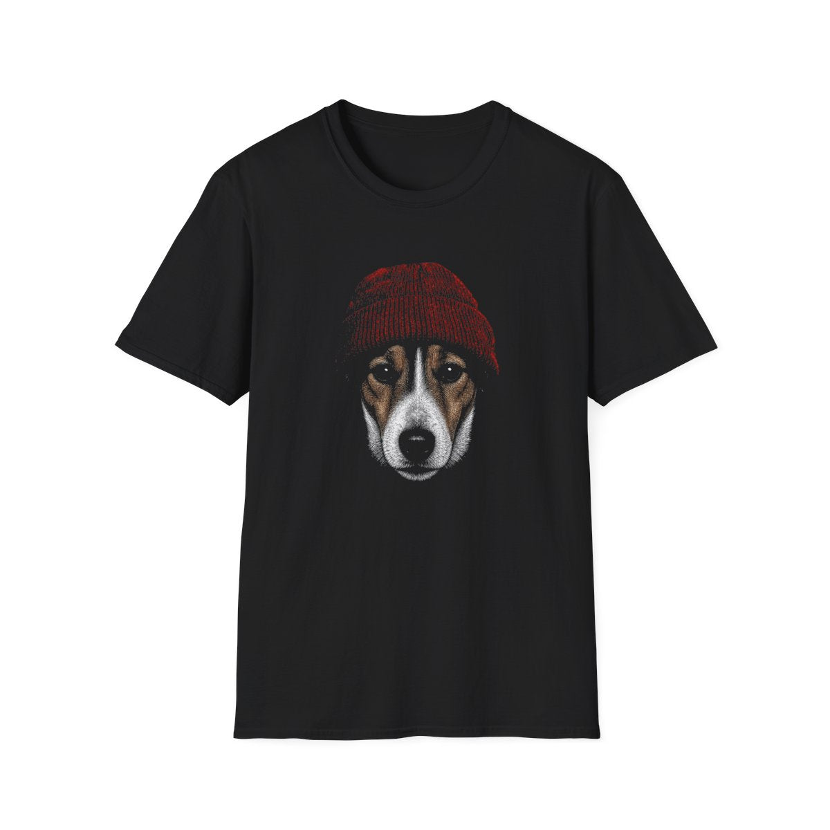 Smooth Fox Terrier In Beanie Tee