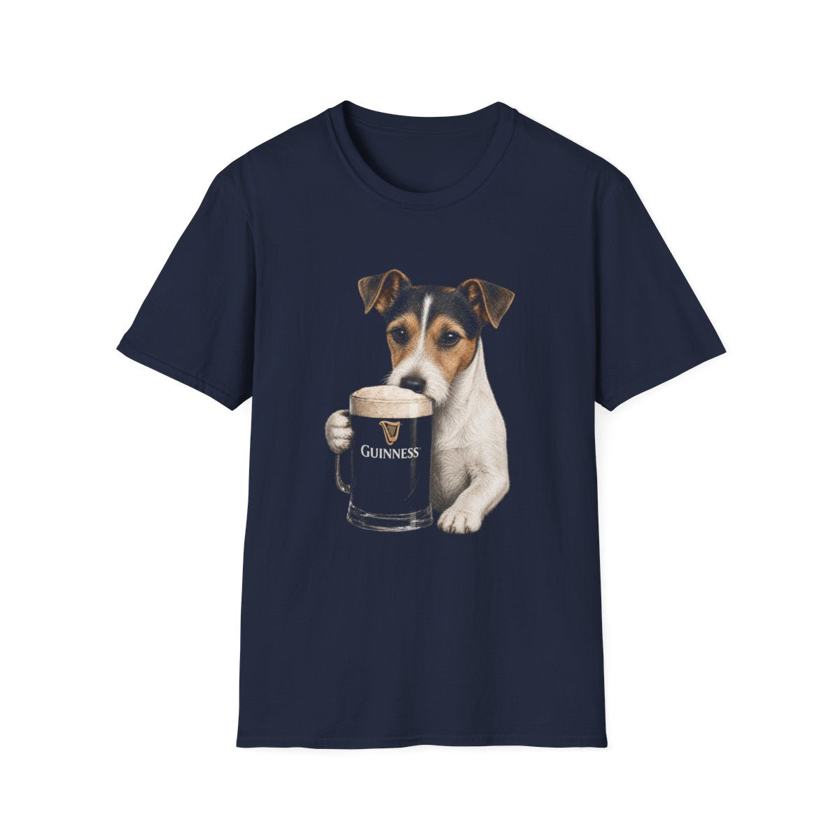 Smooth Fox Terrier With A Pint Tee