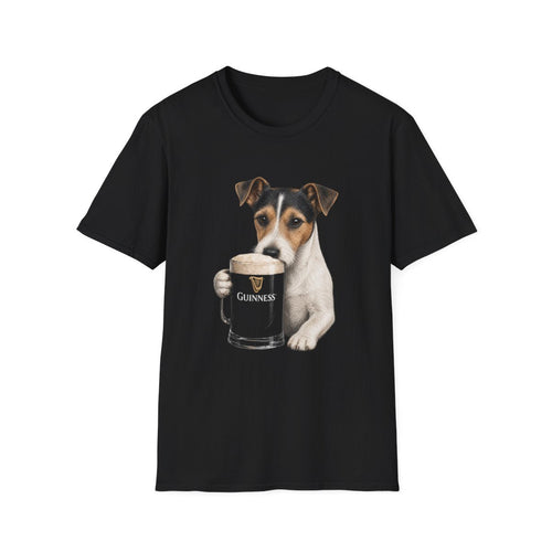 Smooth Fox Terrier With A Pint Tee