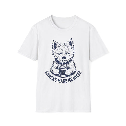 Snacks Make Me Nicer Tee