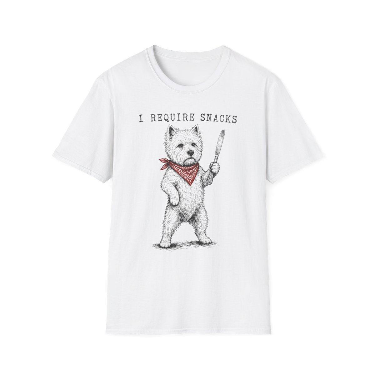 Snacks Or Else Westie Tee