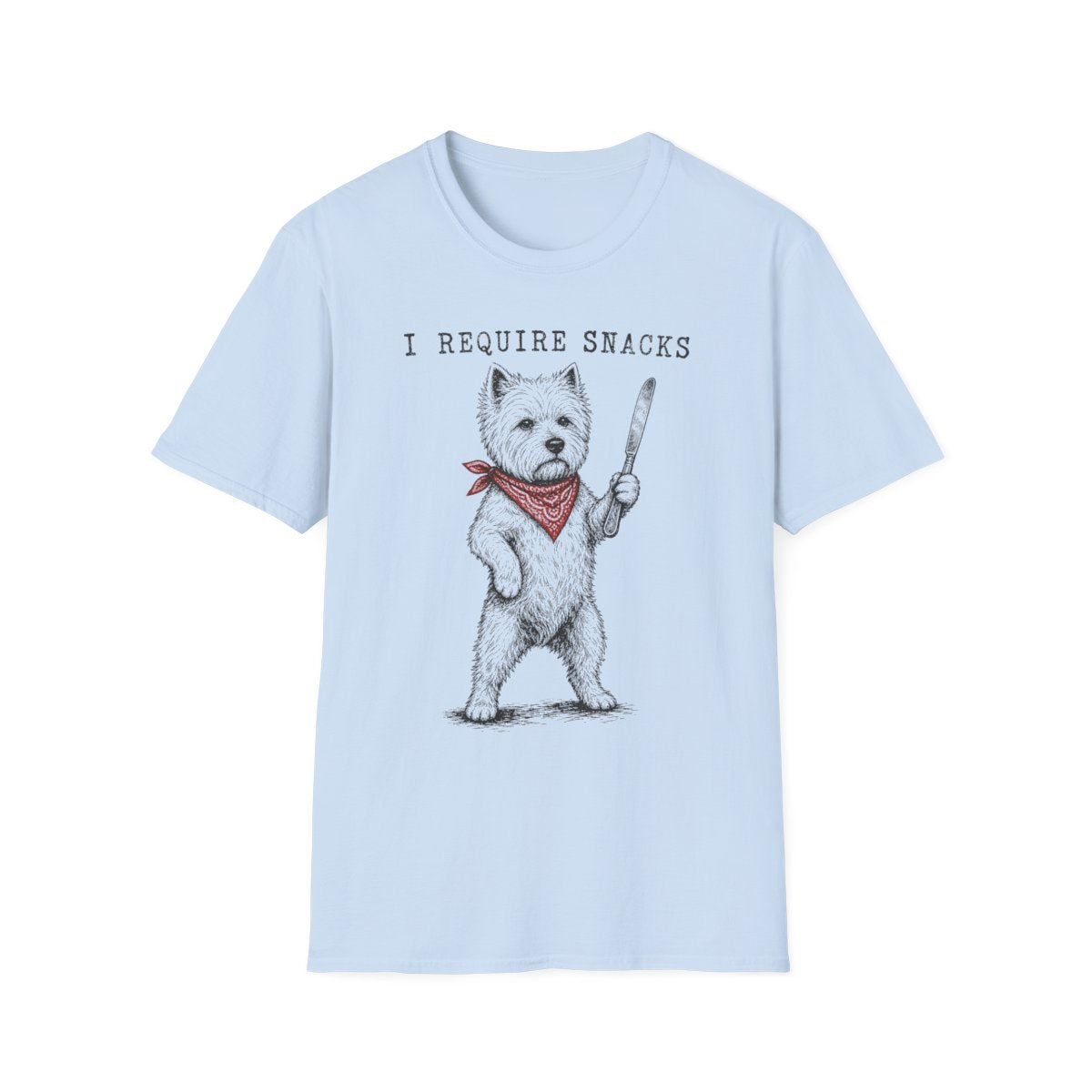 Snacks Or Else Westie Tee