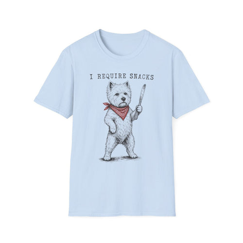 Snacks Or Else Westie Tee