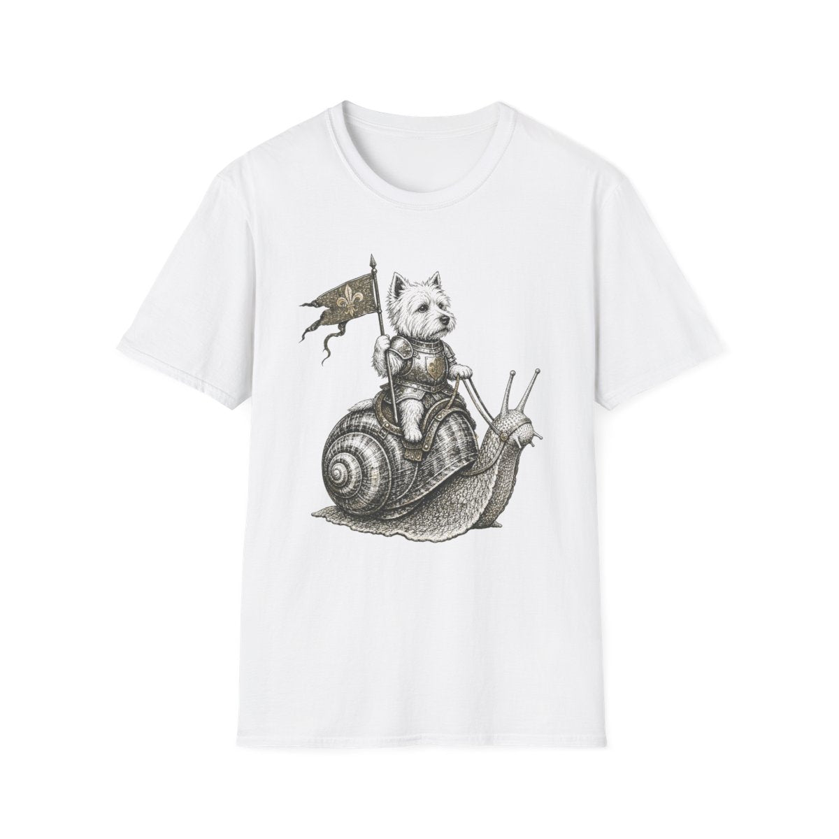 Snail Knight Westie Tee