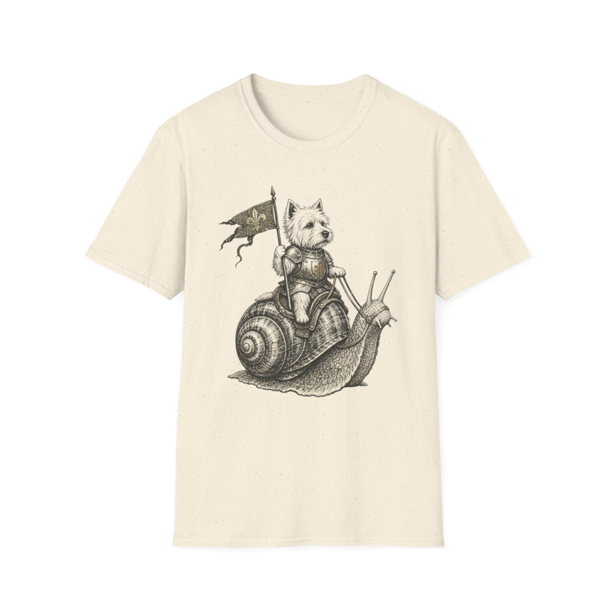 Snail Knight Westie Tee
