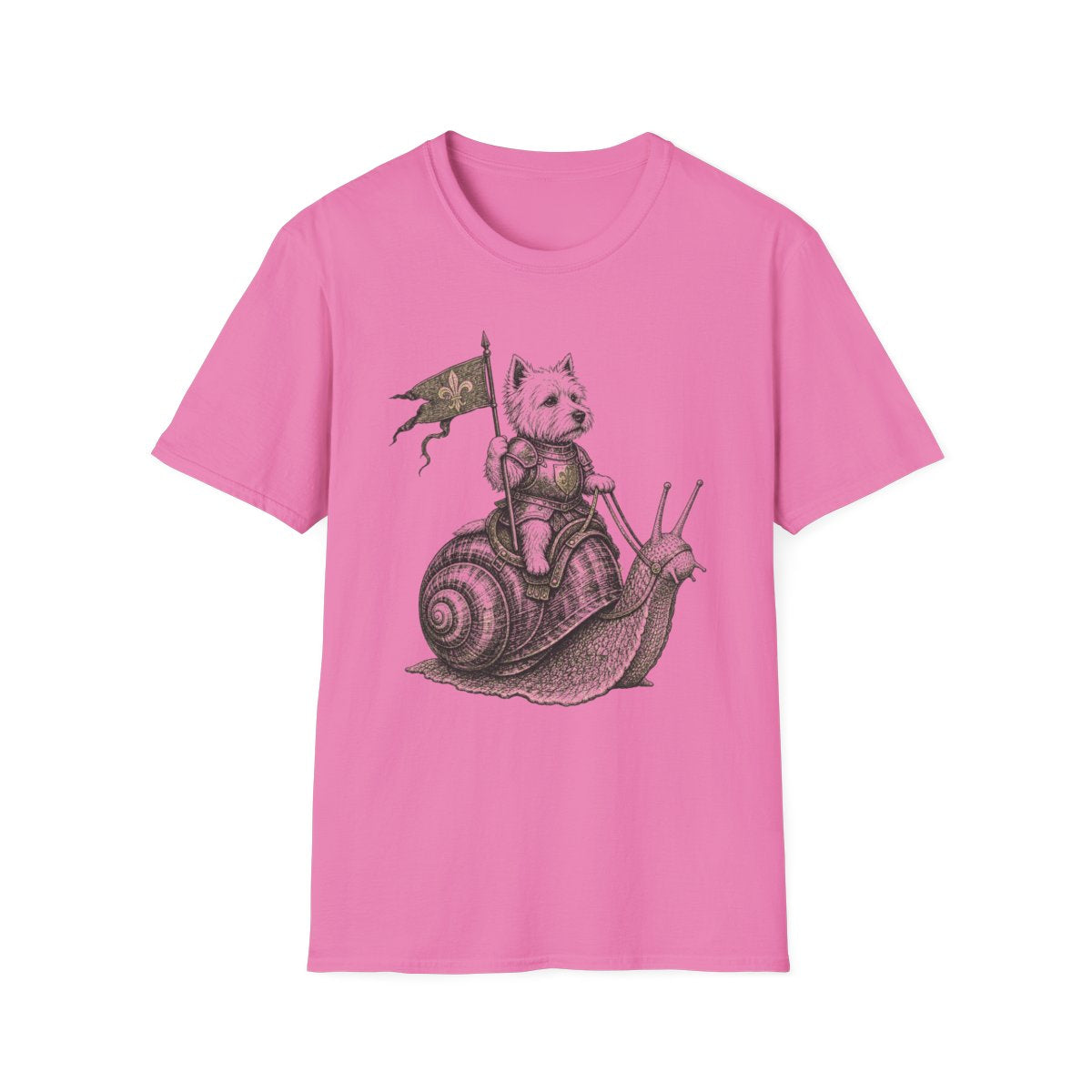 Snail Knight Westie Tee
