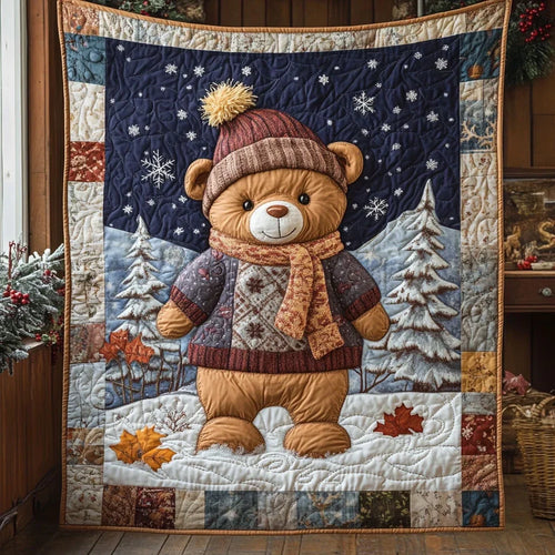 Snow Bear Quilt Blanket