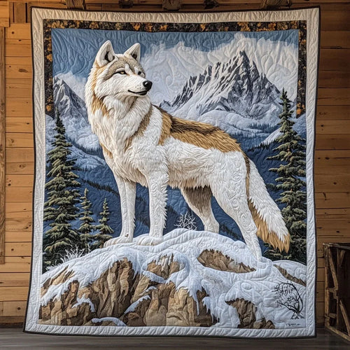 Snow Moutain Quilt Blanket