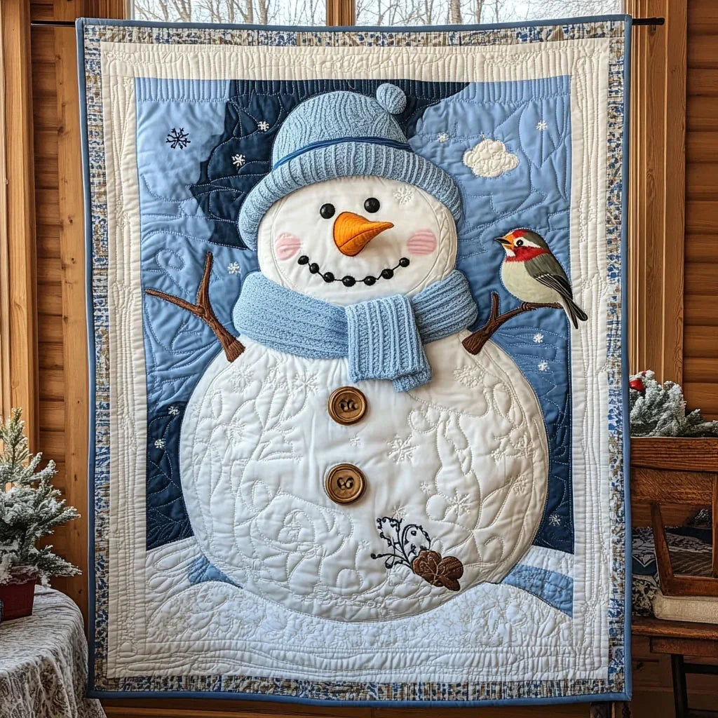 Snow Smile Quilt Blanket