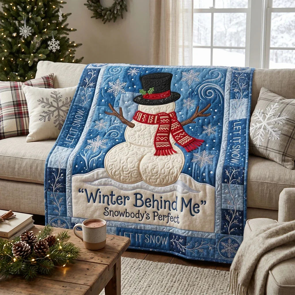 Snowbody's Winter Quilt Blanket