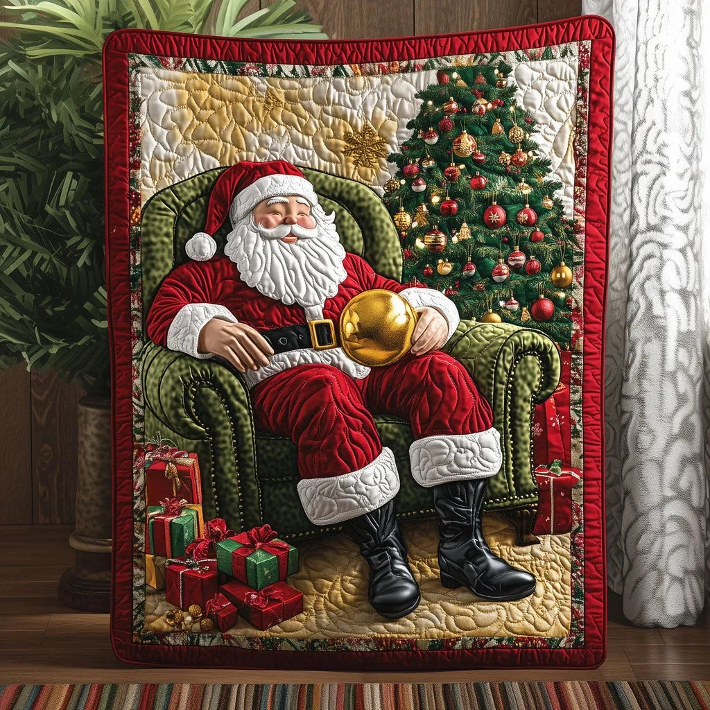 Snowman Christmas Quilt Blanket