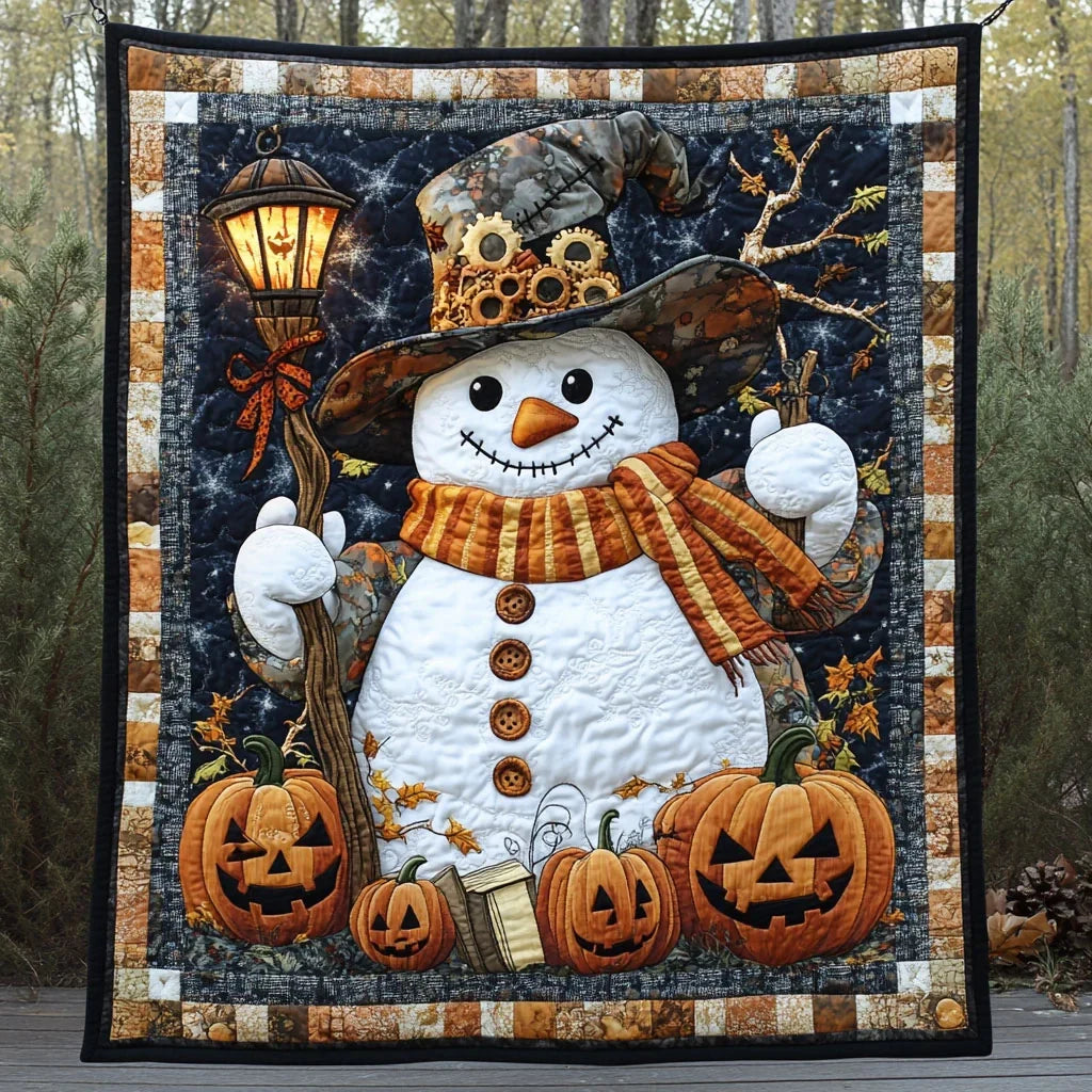 Snowman Gear Wanderer Quilt Blanket