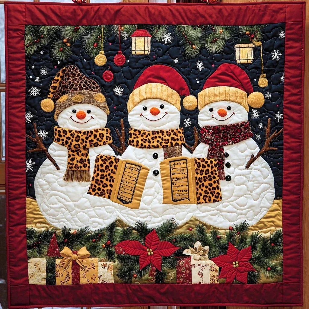 Snowman Joy Quilt Blanket