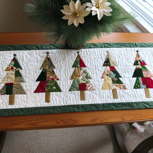 Snowy Eve Quilted Table Runner