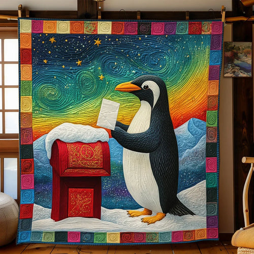 Snowy Mail Quilt Blanket