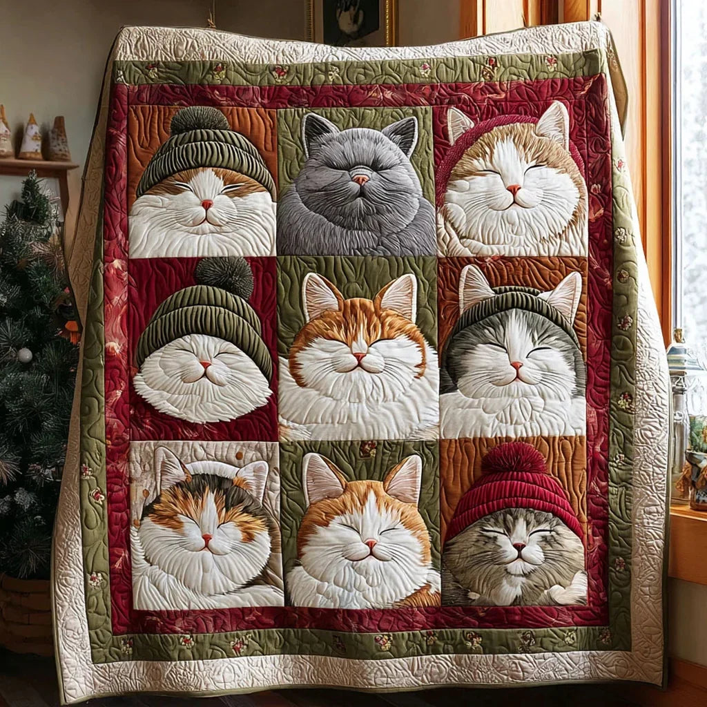 Snuggle Cats Quilt Blanket