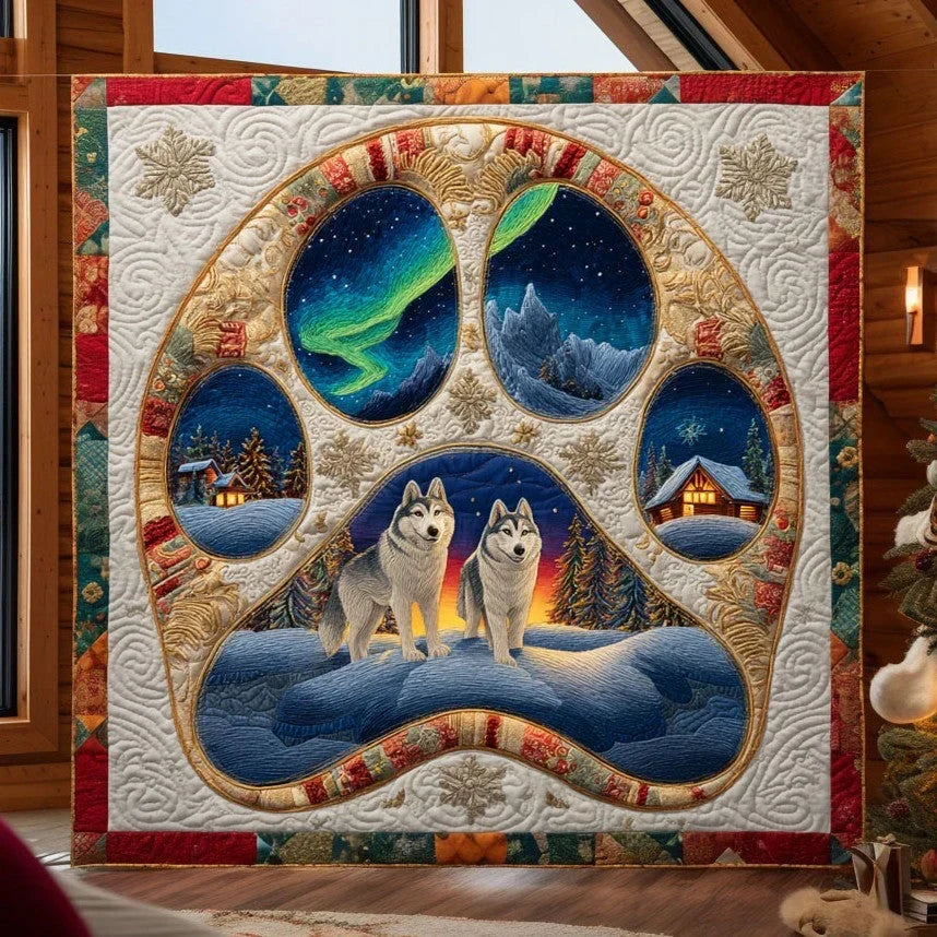 Snuggle Paw Quilt Blanket