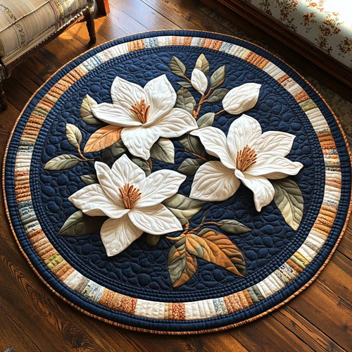 Southern Bloom Quilted Round Mat