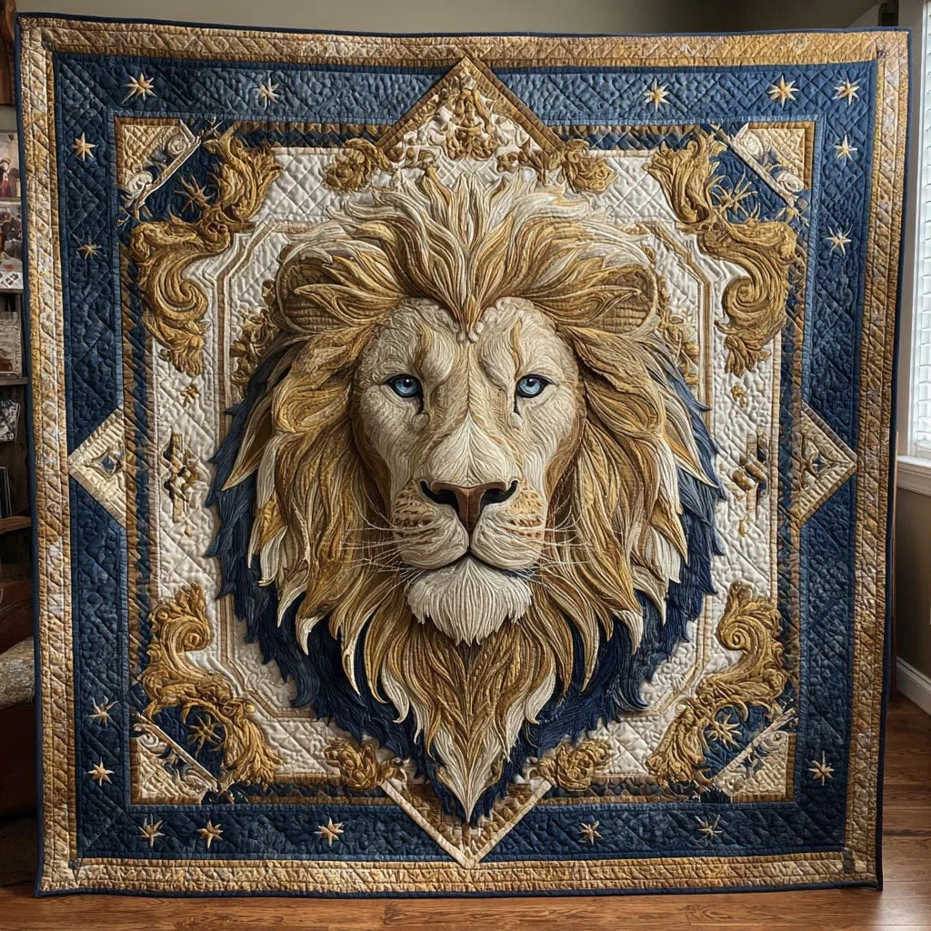 Sovereign Lion Quilt Blanket