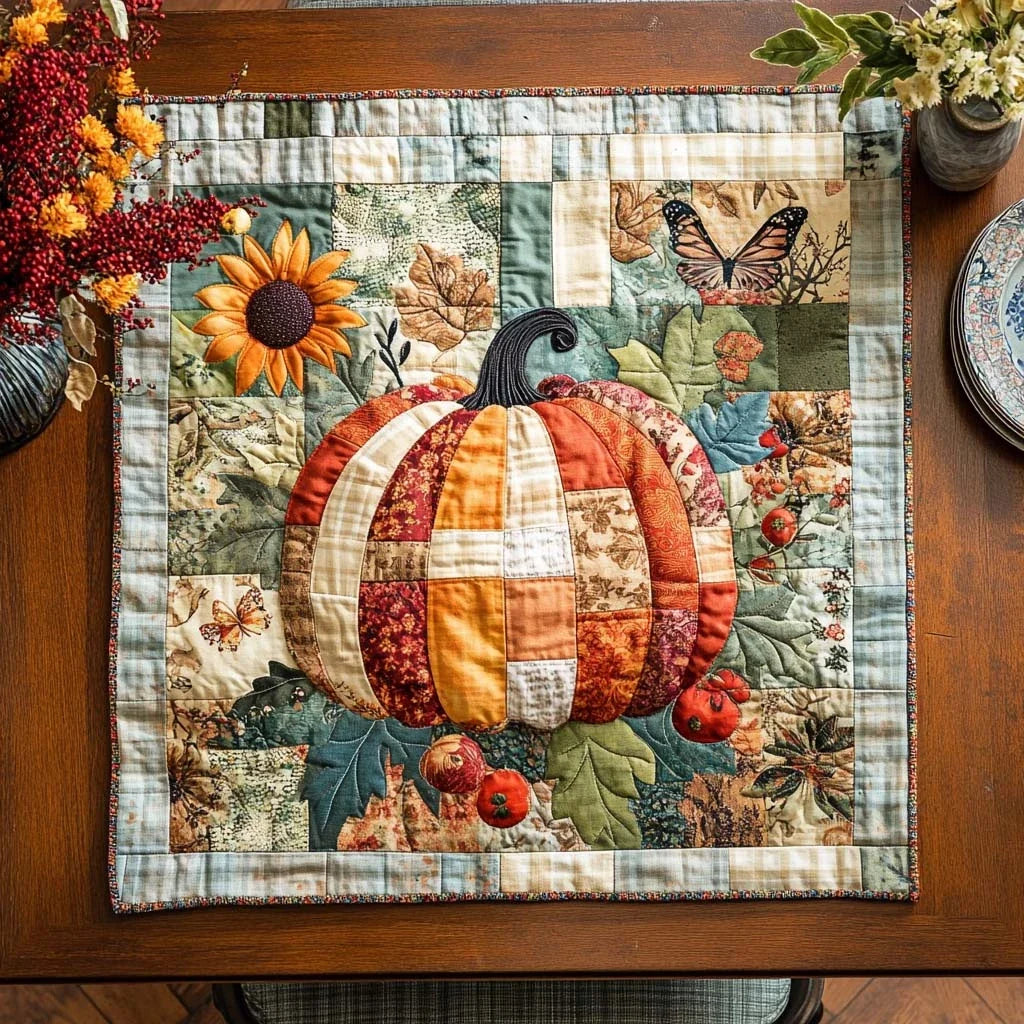 Spice Lane Quilted Table Topper