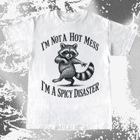 Spicy Disaster Raccoon, funny meme tee gift