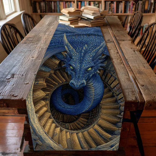 Spiral Watcher Quilted Table Runner