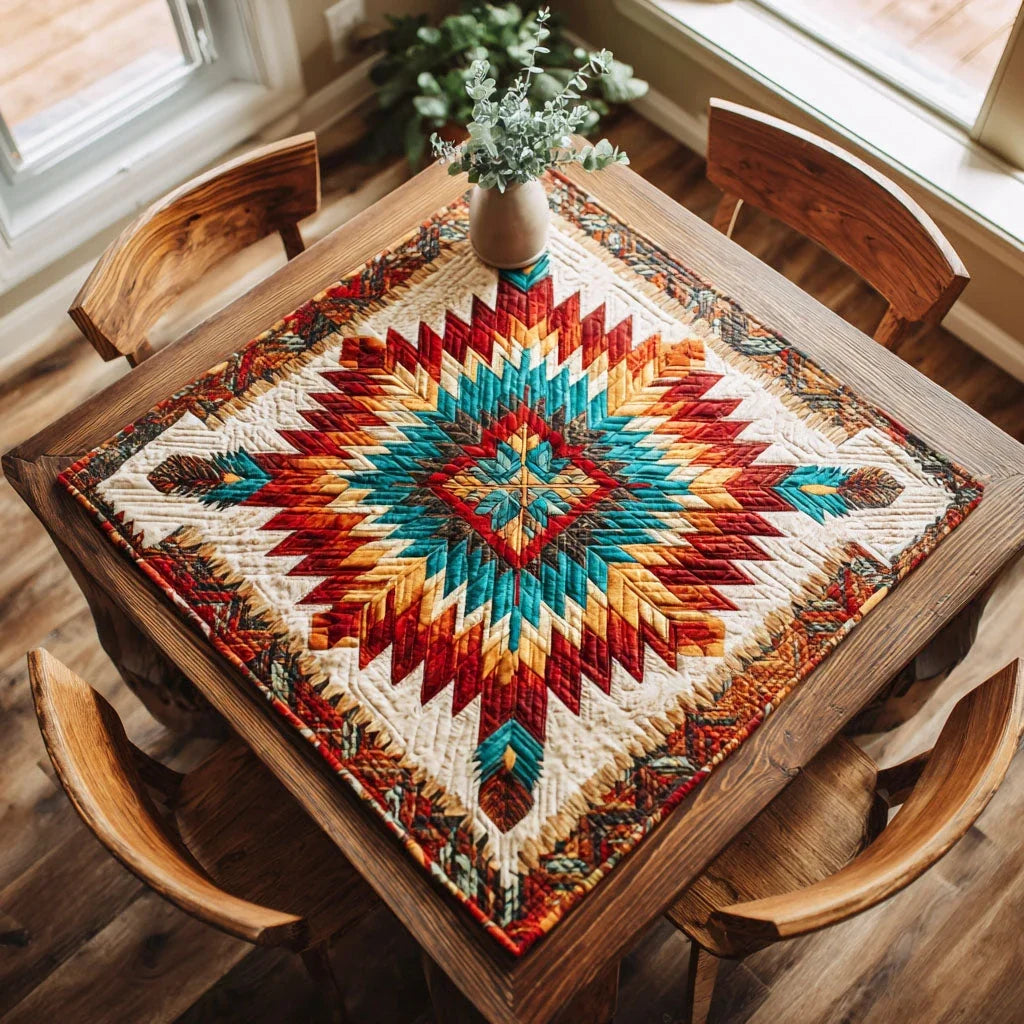 Spirit Bow Quilted Table Topper