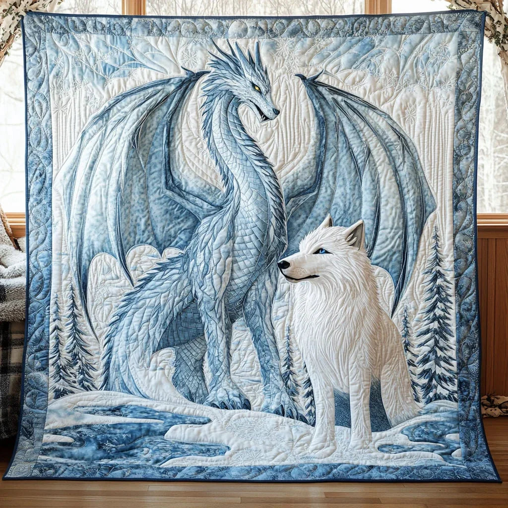 Spirit Dragon Quilt Blanket