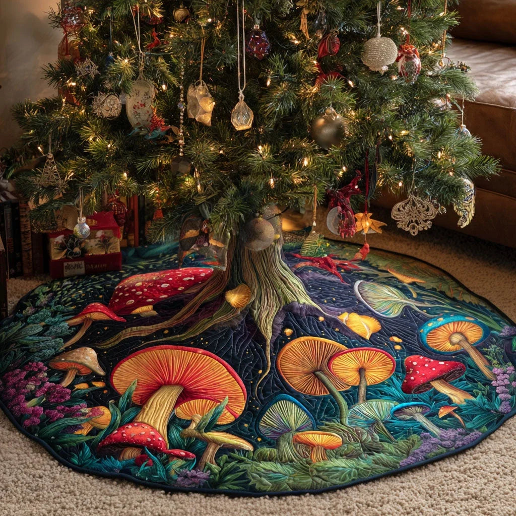 Spirit Grove Christmas Quilted Tree Skirt
