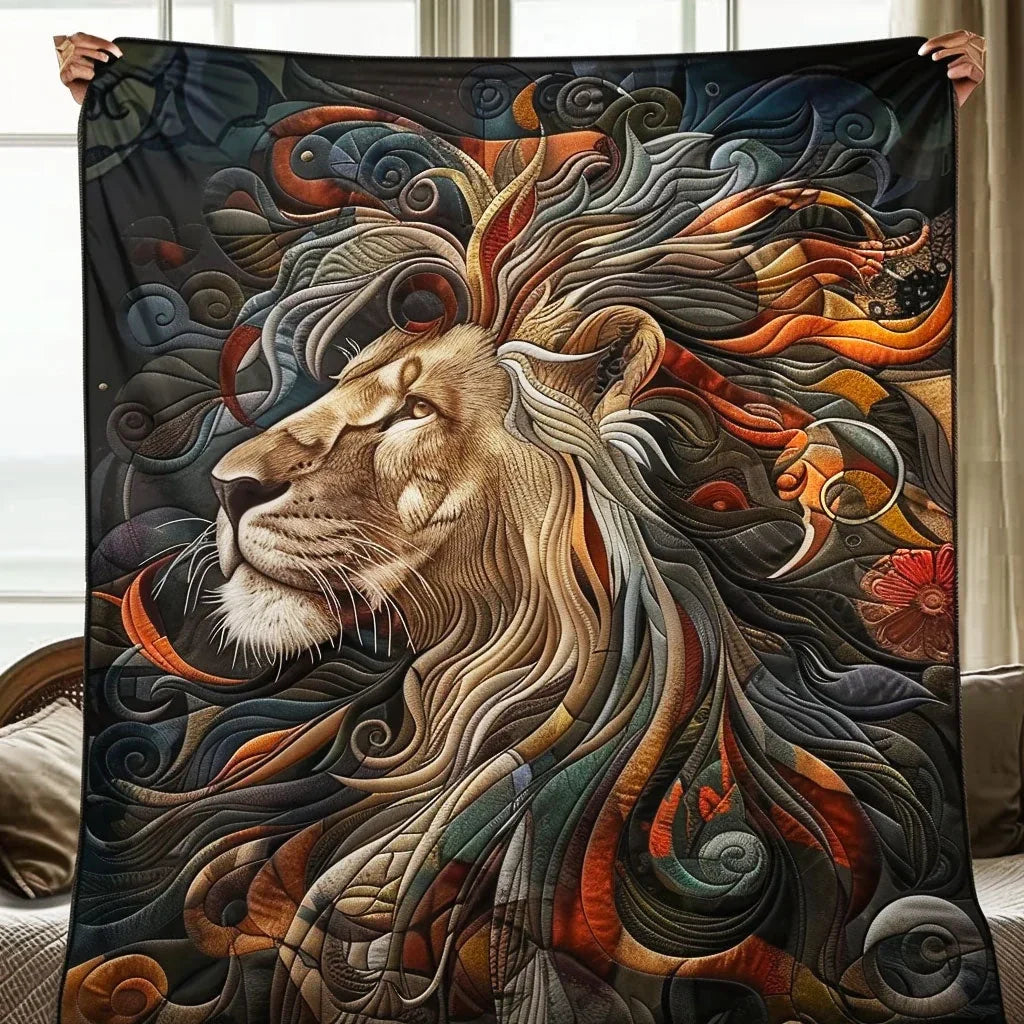 Spirit Lion Quilt Blanket