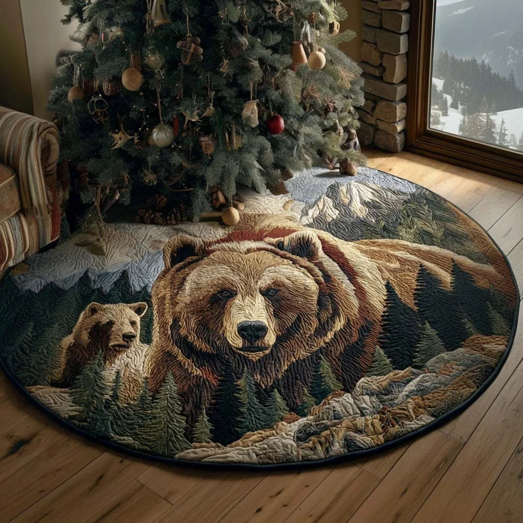 Spirit of the Wildwood Quilted Round Mat