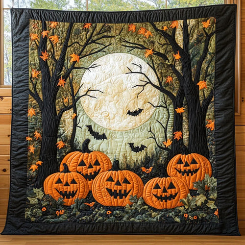 Spooky Night Quilt Blanket