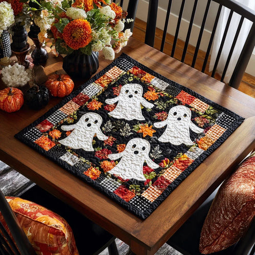 Spooky Patch Parade Quilted Table Topper