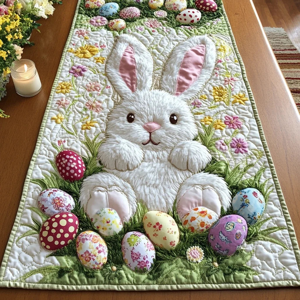 Spring Delight Quilted Table Runner