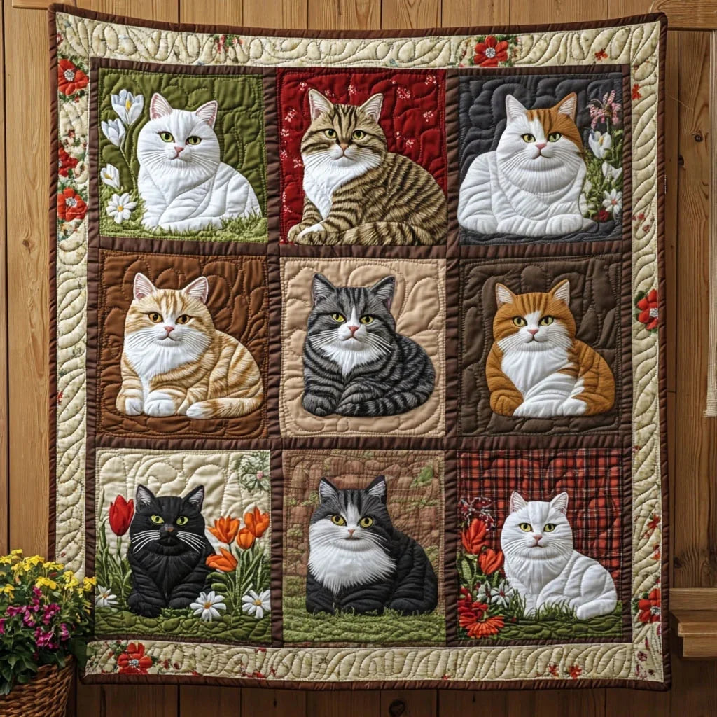 Spring Whisk Quilt Blanket