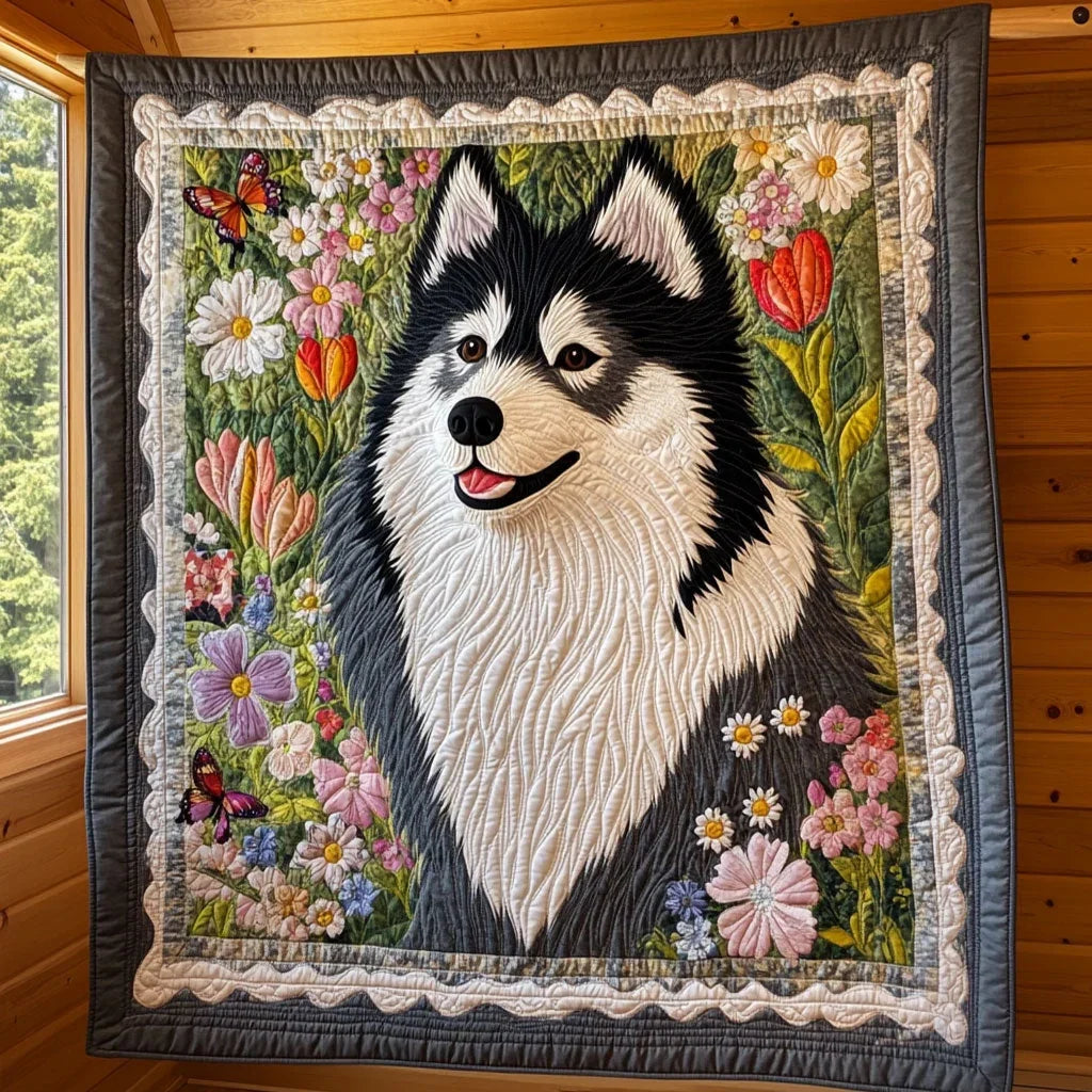 Springtime Sentinel Quilt Blanket