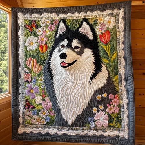 Springtime Sentinel Quilt Blanket
