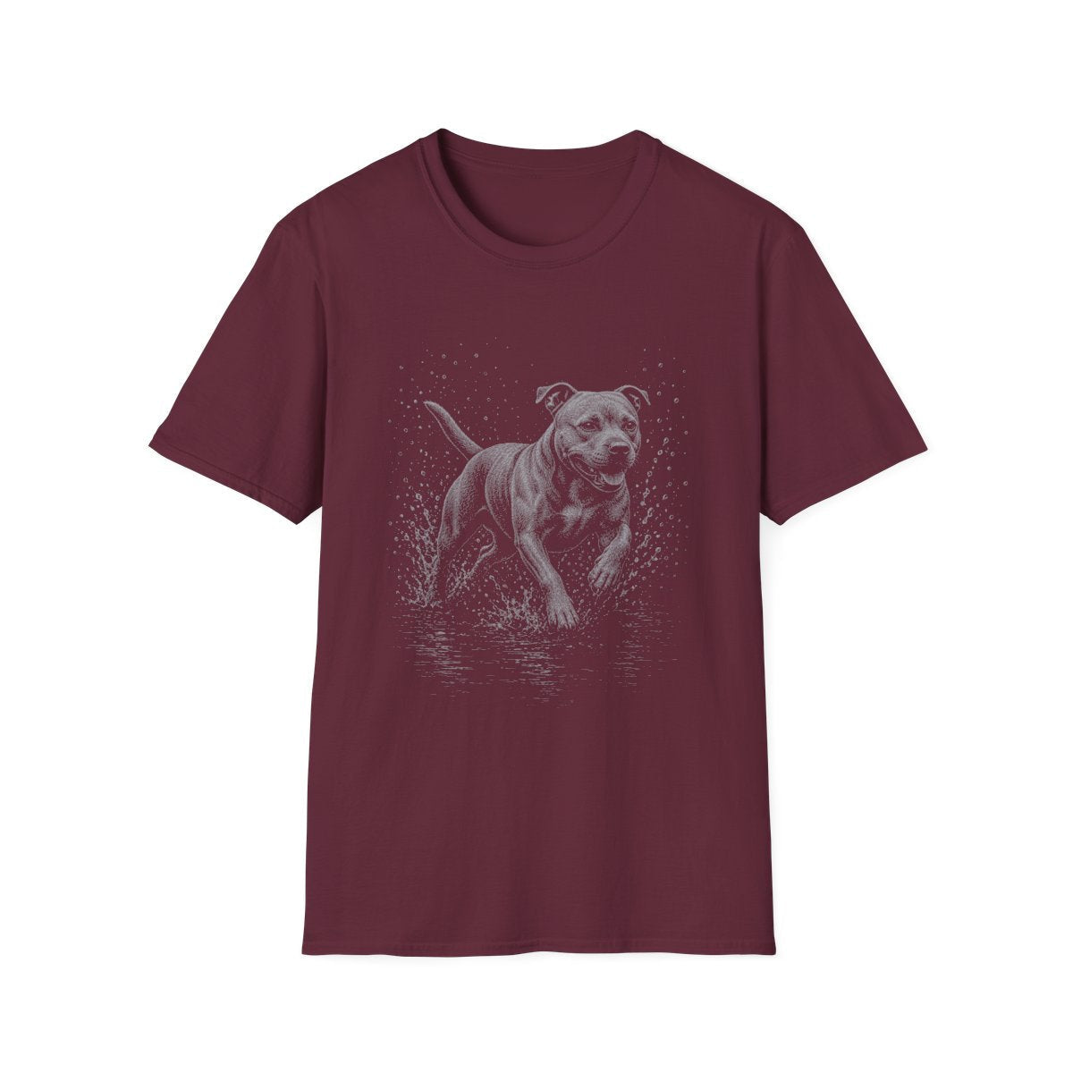 Staffordshire Bull Terrier Water Run Tee