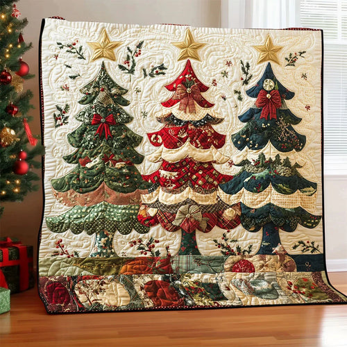 Star Christmas Quilt Blanket