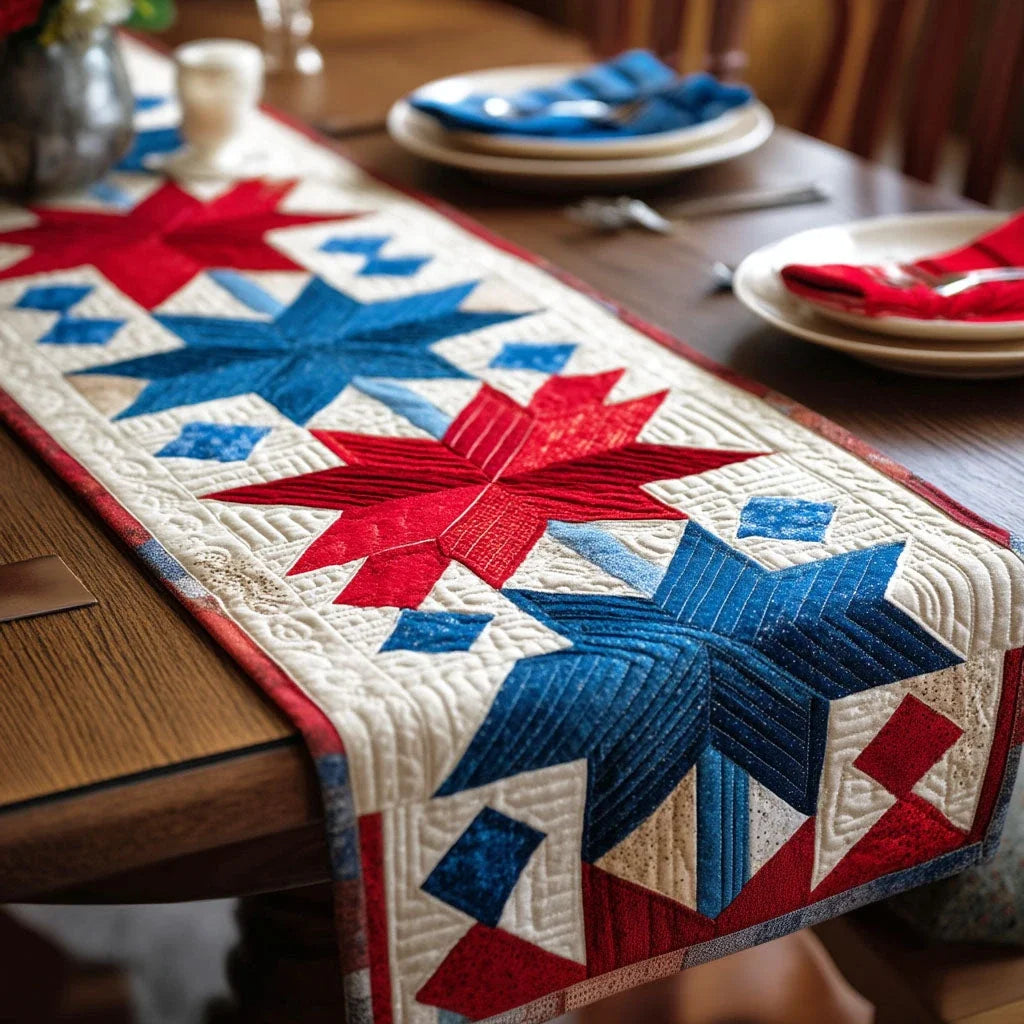 Star Festival Quilted Table Runner