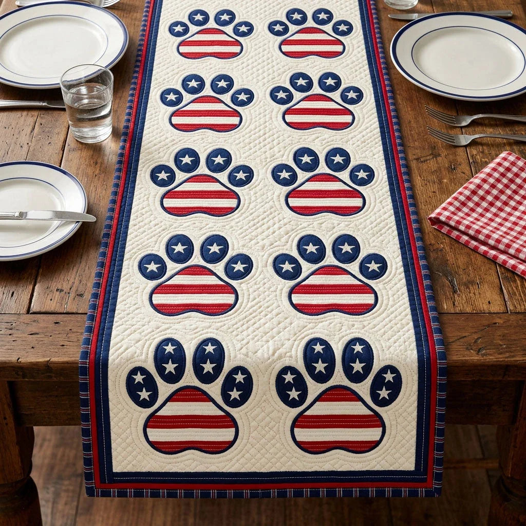 Star Heritage Quilted Table Runner