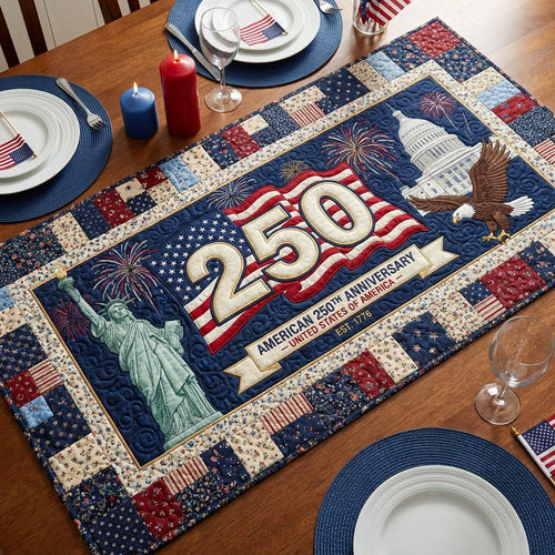Star Jubilee Quilted Table Runner