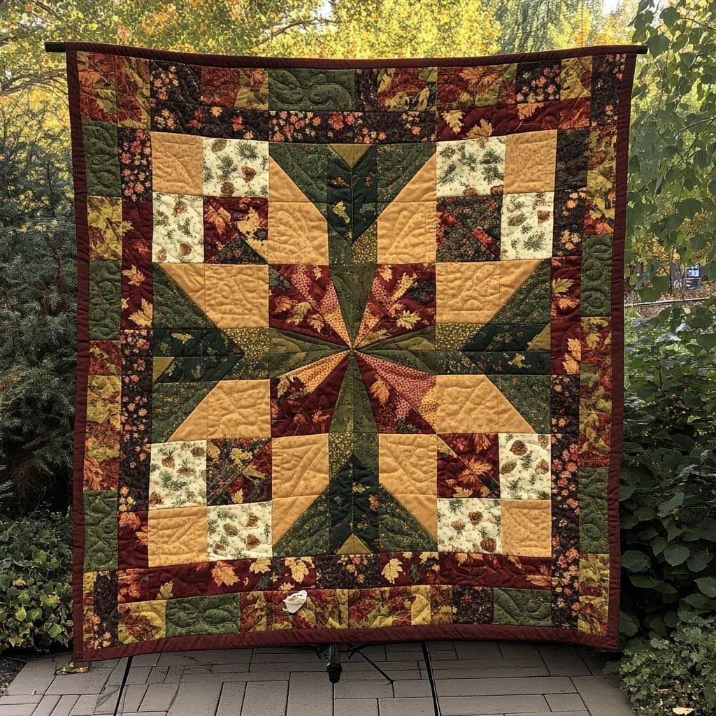 Starlit Autumn Quilt Blanket
